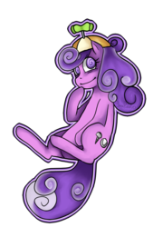 Size: 647x955 | Tagged: safe, artist:po-zu, screwball, pony, g4, female, solo, swirly eyes