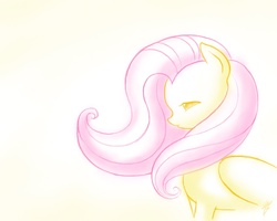 Size: 1000x800 | Tagged: safe, artist:jdan-s, fluttershy, pegasus, pony, g4, bust, female, folded wings, mare, profile, simple background, smiling, solo, white background, wings