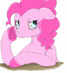 Size: 539x584 | Tagged: safe, artist:colorlesscupcake, pinkie pie, earth pony, pony, g4, female, solo