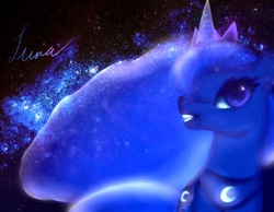 Size: 900x700 | Tagged: safe, artist:pipomanager-mimmi, princess luna, pony, g4, female, solo