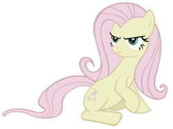 Size: 3973x2948 | Tagged: safe, artist:durpy, fluttershy, earth pony, pony, g4, discorded, discorded fluttershy, earth pony fluttershy, female, high res, mare, simple background, solo, transparent background, vector