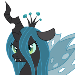 Size: 6111x6111 | Tagged: safe, artist:thekisame, queen chrysalis, changeling, changeling queen, g4, absurd resolution, crown, female, jewelry, regalia, simple background, transparent background, vector