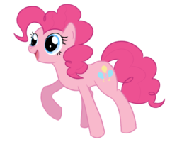 Size: 573x458 | Tagged: safe, artist:thekisame, pinkie pie, earth pony, pony, g4, female, solo