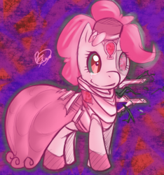 Size: 876x937 | Tagged: safe, artist:florecentmoo, pinkie pie, earth pony, pony, g4, female, solo