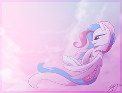 Size: 2000x1539 | Tagged: dead source, safe, artist:probablyfakeblonde, star catcher, pegasus, pony, g3