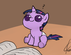 Size: 1118x862 | Tagged: safe, artist:valcron, twilight sparkle, g4, baby, babylight sparkle, cute, diaper, twiabetes, younger