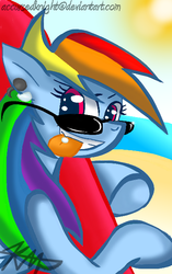 Size: 400x638 | Tagged: safe, artist:accursedknight, rainbow dash, pony, g4, female, solo