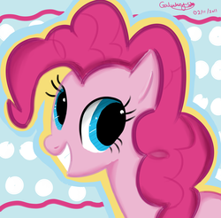 Size: 3786x3719 | Tagged: safe, artist:galukxys, pinkie pie, earth pony, pony, g4, female, high res, solo