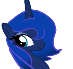 Size: 635x603 | Tagged: safe, artist:marytheechidna, princess luna, pony, g4, female, simple background, solo, transparent background, vector