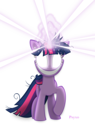 Size: 3604x4719 | Tagged: safe, artist:psyxofthoros, twilight sparkle, g4, absurd resolution, glowing eyes, simple background, solo, transparent background, twilight snapple, vector