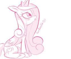 Size: 979x820 | Tagged: safe, artist:ipun, princess cadance, pony, g4, female, simple background, solo, white background