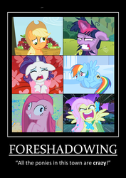 Size: 930x1316 | Tagged: safe, applejack, fluttershy, pinkie pie, rainbow dash, rarity, twilight sparkle, g4, image macro, meta