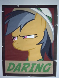 Size: 2112x2816 | Tagged: safe, artist:iceroadlion, daring do, g4, high res, painting, poster