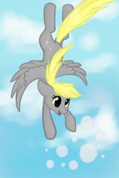 Size: 320x480 | Tagged: safe, artist:dragon-rider596, derpy hooves, pegasus, pony, g4, female, mare, solo