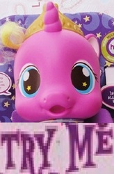 Size: 400x608 | Tagged: safe, princess skyla, g4, expand dong, female, irl, meme, newborn, photo, so soft, starry eyes, toy, try me, wingding eyes