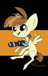 Size: 400x635 | Tagged: safe, artist:seagerdy, featherweight, pony, g4, male, solo