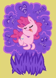 Size: 1080x1488 | Tagged: safe, artist:burrburro, pinkie pie, earth pony, pony, g4, eyes closed, female, solo