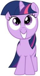 Size: 2000x3800 | Tagged: safe, artist:blanishna, twilight sparkle, pony, g4, cute, female, filly, grin, happy, high res, smiling, solo, twiabetes