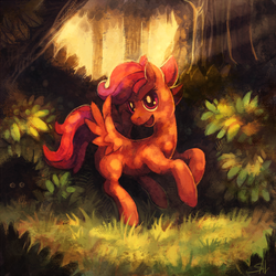 Size: 1002x1002 | Tagged: safe, artist:salanchu, scootaloo, pegasus, pony, g4