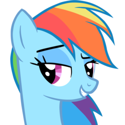 Size: 3000x3000 | Tagged: safe, artist:sapphirebeam, rainbow dash, pegasus, pony, g4, bedroom eyes, female, high res, mare, simple background, transparent background, vector