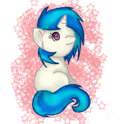 Size: 1233x1199 | Tagged: safe, artist:chiuuchiuu, dj pon-3, vinyl scratch, pony, g4, female, filly, simple background, solo, transparent background