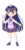 Size: 550x1105 | Tagged: safe, artist:amai--kiss, twilight sparkle, human, g4, chibi, clothes, female, horn, horned humanization, humanized, simple background, skirt, solo, transparent background