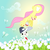 Size: 3967x4000 | Tagged: safe, artist:404compliant, angel bunny, fluttershy, g4, dandelion, hat, sweatband