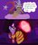 Size: 1675x1994 | Tagged: safe, artist:abigail m., discord, twilight sparkle, pony, unicorn, g4, beauty and the beast, clothes, dress, fanfic, female, male, mare, ship:discolight, shipping, story included, straight, unicorn twilight