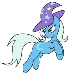 Size: 2500x2600 | Tagged: safe, artist:sethisto, trixie, pony, unicorn, g4, female, high res, horn, mare, simple background, smirk, solo, transparent background