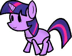 Size: 800x627 | Tagged: safe, artist:urpleb3atin, twilight sparkle, g4, animated, crossover, game project, my paper pony, paper mario, paper pony, super mario bros., walk, walk cycle