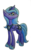 Size: 500x806 | Tagged: dead source, safe, artist:silentbluefoxx, princess luna, alicorn, pony, g4, crying, female, looking back, mare, s1 luna, simple background, solo, traditional art, transparent background