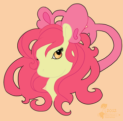 Size: 899x880 | Tagged: safe, artist:rottingroot, apple bloom, earth pony, pony, g4, female, solo