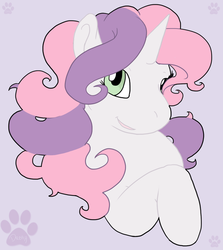 Size: 860x964 | Tagged: safe, artist:rottingroot, sweetie belle, pony, g4, female, solo