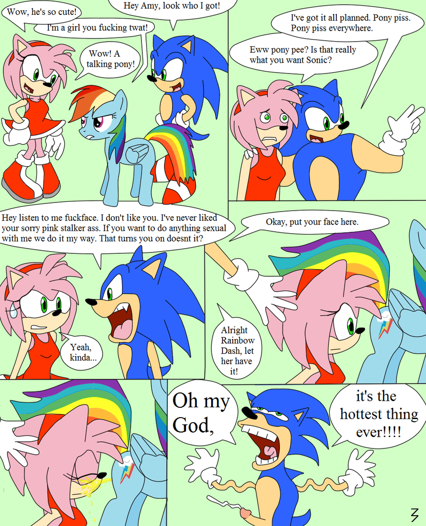 Sonic and Amy on The Duck : Sonic and Amy comic page 11