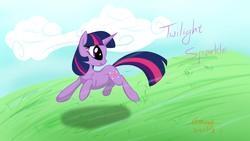 Size: 1920x1080 | Tagged: dead source, safe, artist:xcopyen002, twilight sparkle, pony, unicorn, g4, female, solo, unicorn twilight