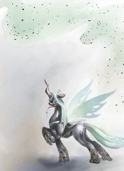 Size: 800x1100 | Tagged: dead source, safe, artist:michael-antonio, queen chrysalis, changeling, changeling queen, g4, female