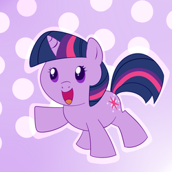 Size: 1000x1000 | Tagged: safe, artist:madmax, twilight sparkle, g4, cute, female, filly, filly twilight sparkle, simple background, twiabetes, younger