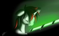 Size: 2911x1809 | Tagged: safe, artist:newlifer, oc, oc only, oc:blackjack, pony, unicorn, fallout equestria, fallout equestria: project horizons, crying, eyes closed, fanfic, fanfic art, female, hooves, horn, mare, solo