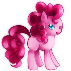 Size: 400x400 | Tagged: safe, artist:peach-momoko, pinkie pie, earth pony, pony, g4, female, solo