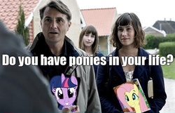 Size: 500x321 | Tagged: safe, fluttershy, twilight sparkle, human, g4, irl, meta, photo