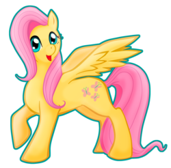 Size: 1000x984 | Tagged: safe, artist:delaniej, fluttershy, pony, g4, female, solo