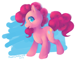 Size: 1585x1258 | Tagged: safe, artist:revadiehard, pinkie pie, earth pony, pony, g4, female, solo