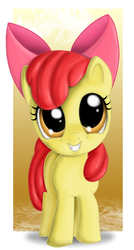 Size: 400x744 | Tagged: safe, artist:macflash2, apple bloom, earth pony, pony, g4, female, solo
