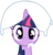 Size: 3364x3538 | Tagged: safe, artist:dentist73548, twilight sparkle, pony, unicorn, g4, look before you sleep, cute, feather, female, frown, high res, looking at you, mare, mouth hold, pillow, pillow hat, simple background, solo, surprised, transparent background, vector, wide eyes