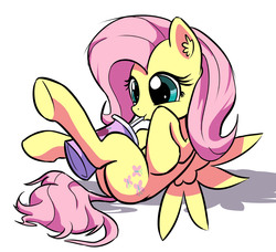 Size: 942x860 | Tagged: safe, artist:gsphere, fluttershy, pegasus, pony, g4, cup, cute, drink, drinking, ear fluff, female, mare, shyabetes, simple background, solo, straw, white background