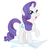 Size: 763x761 | Tagged: safe, artist:macflash2, rarity, pony, g4, female, solo