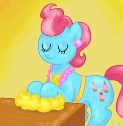 Size: 706x721 | Tagged: safe, artist:ivanayandere, cup cake, earth pony, pony, g4