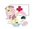 Size: 700x603 | Tagged: safe, artist:greenwiggly, angel bunny, fluttershy, g4, bandage, clothes, female, hat, helmet, mare, medical tools, nurse outfit, red cross, simple background, uniform, wings