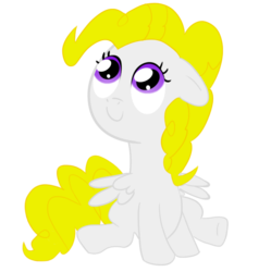 Size: 718x720 | Tagged: safe, artist:luridchronomancer, surprise, pony, g1, g4, female, filly, g1 to g4, generation leap, solo, younger