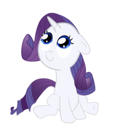 Size: 718x772 | Tagged: safe, artist:luridchronomancer, rarity, pony, g4, female, filly, solo, younger